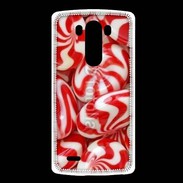 Coque LG G3 Bonbons rouges et blancs