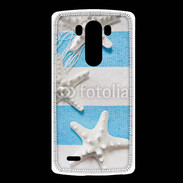 Coque LG G3 La mer en bleu et blanc