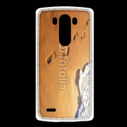 Coque LG G3 Trace de pas sur la plage