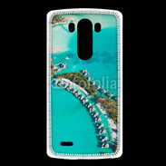Coque LG G3 Vue aérienne Bungalow à Tahiti