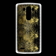 Coque LG G3 Feu d'artifice or