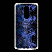 Coque LG G3 Feu d'artifice bleu