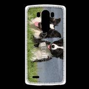 Coque LG G3 Chien Border Collie noir et blanc