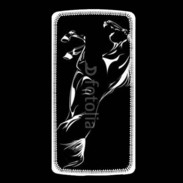 Coque LG G3 Illustration cheval noir