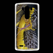 Coque LG G3 Serpent noir et jaune
