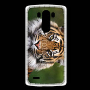 Coque LG G3 Portrait de tigre 10
