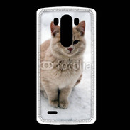 Coque LG G3 Chat dans la neige