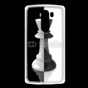 Coque LG G3 Roi d'échec noir et blanc
