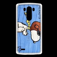 Coque LG G3 Snoopy timbre poste