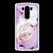 Coque LG G3 Amour de bébé en violet