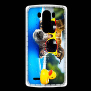 Coque LG G3 Chien à la piscine 5