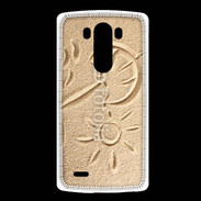 Coque LG G3 Soleil et sable sur la plage