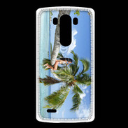 Coque LG G3 Palmier et charme sur la plage