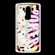 Coque LG G3 Poker and fire 1