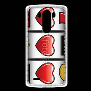 Coque LG G3 Triple coeur machine à sous