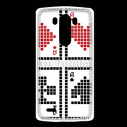 Coque LG G3 Pixel card