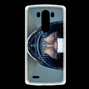 Coque LG G3 homme avec casque de moto
