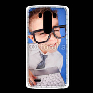 Coque LG G3 jeune Geek avec clavier