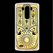 Coque LG G3 Islam noir et jaune 25