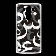 Coque LG G3 Paterne de lettres Arabes 120