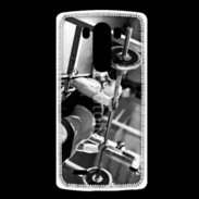 Coque LG G3 Femme sur un banc de musculation
