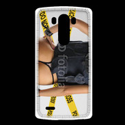Coque LG G3 Enquête de police sexy