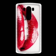 Coque LG G3 Bouche sexy gloss rouge
