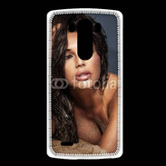 Coque LG G3 Portait de brune charmante 5