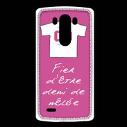 Coque LG G3 Demi de mêlée Bonus offensif-défensif Rose