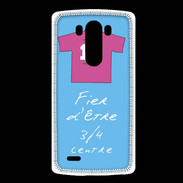 Coque LG G3 3/4 centre D Bonus offensif-défensif Bleu