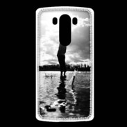 Coque LG G3 Personnage en noir et blanc PR