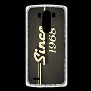 Coque LG G3 Since 1968 gris