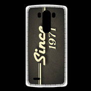 Coque LG G3 Since 1971 gris