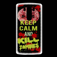 Coque LG G3 Keep Calm and Kill Zombies Noir
