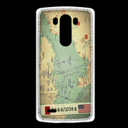 Coque LG G3 Débarquement Normandie Carte ZG