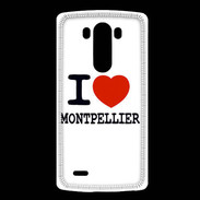 Coque LG G3 I love Montpellier