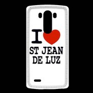 Coque LG G3 I love Saint Jean de Luz