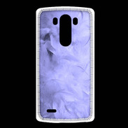 Coque LG G3 Effet de plumes bleues PR