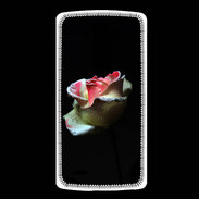 Coque LG G3 Belle rose sur fond noir PR