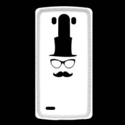 Coque LG G3 chapeau moustache