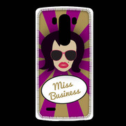 Coque LG G3 Miss business Brune