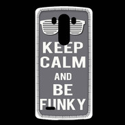 Coque LG G3 Keep Calm Funky Gris