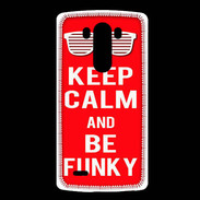Coque LG G3 Keep Calm Funky Rouge