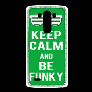 Coque LG G3 Keep Calm Funky Vert