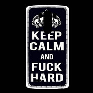Coque LG G3 Keep Calm Fuck hard Noir
