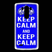 Coque LG G3 Keep Calm Bleu
