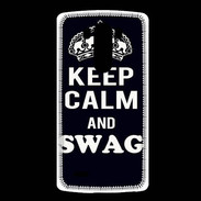 Coque LG G3 Keep Calm Swag Noir