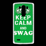 Coque LG G3 Keep Calm Swag Vert