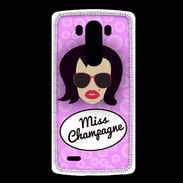Coque LG G3 Miss Champagne Brune