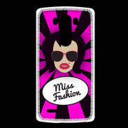 Coque LG G3 Miss Fashion Brune